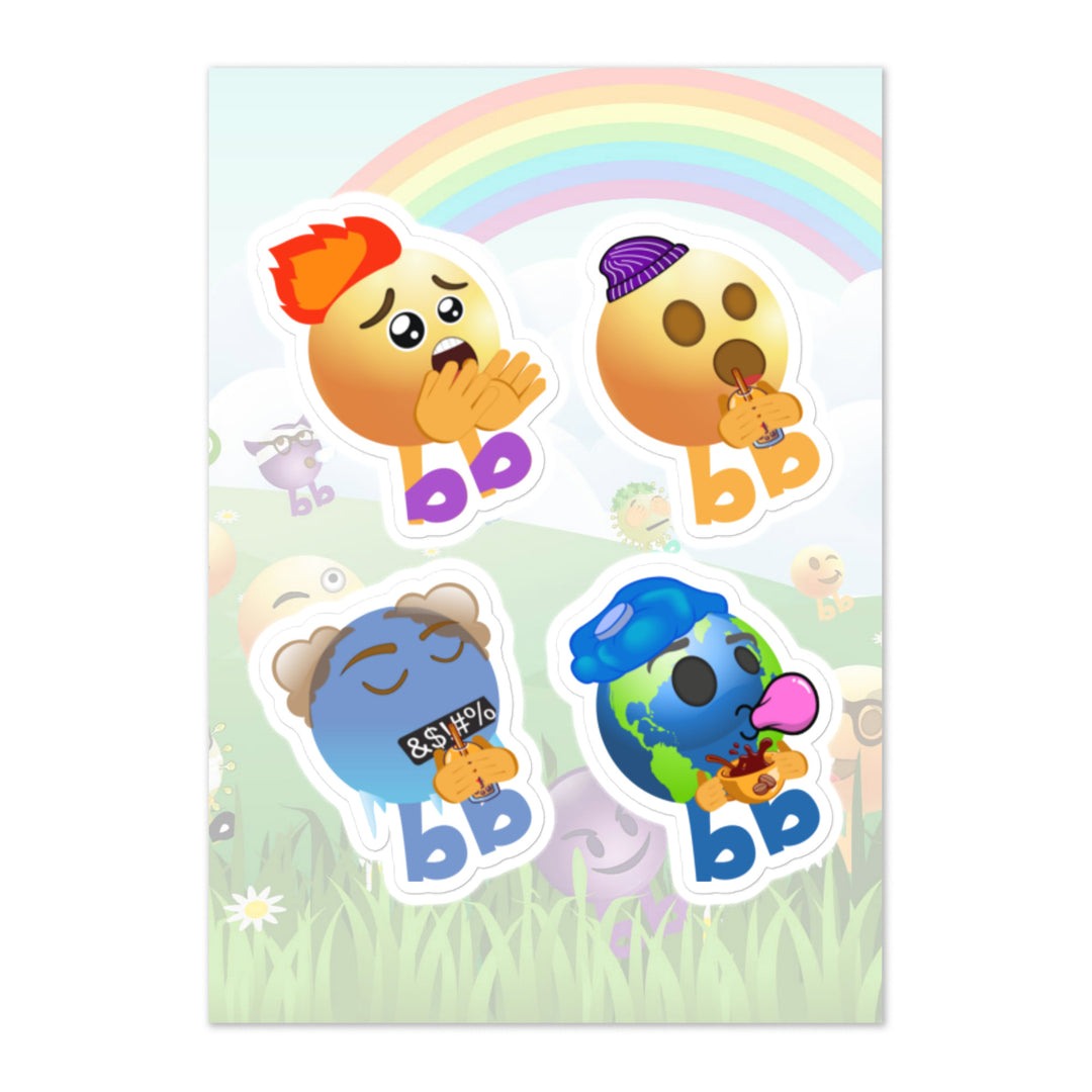 Megabb PaPa Stickers - Emojibb