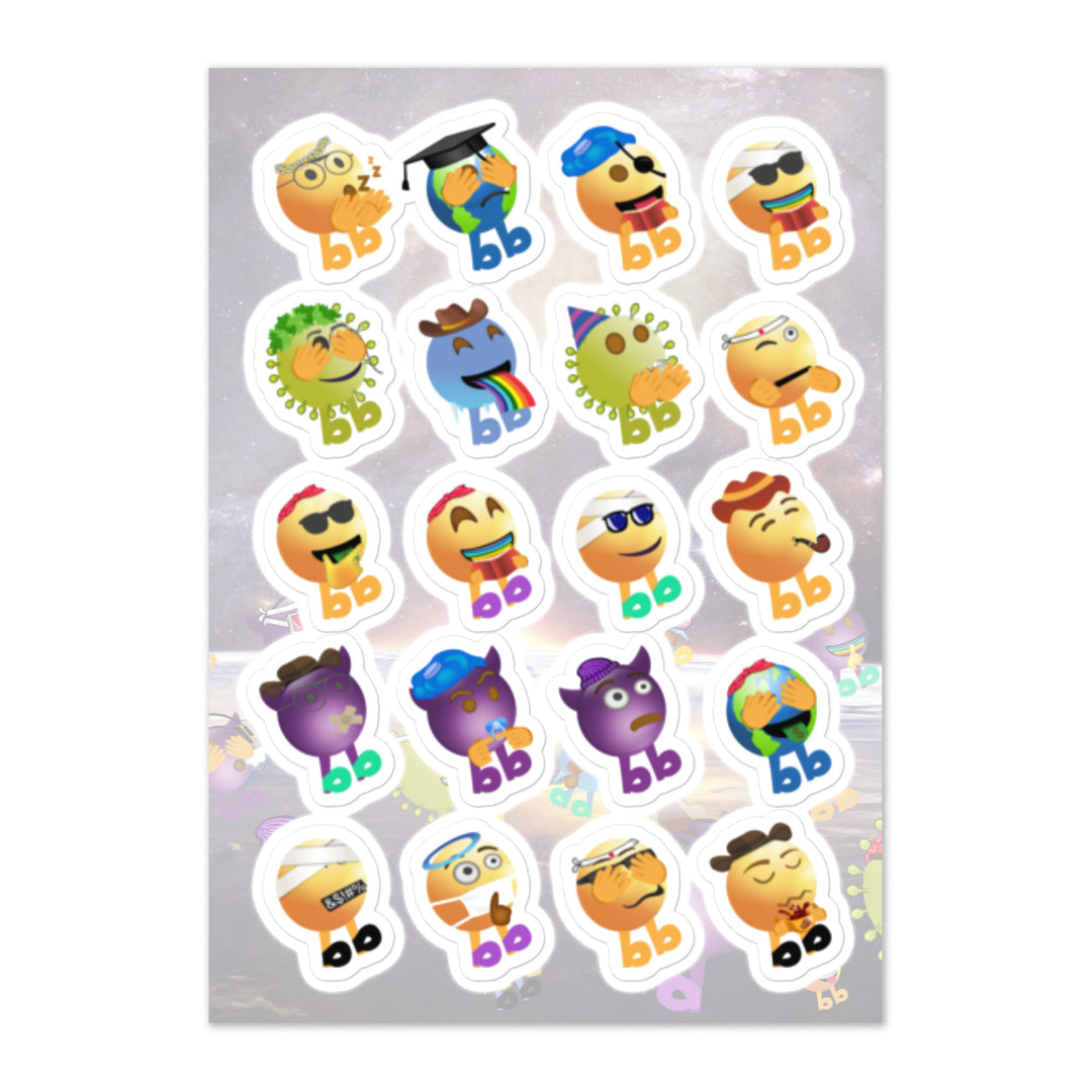Megabb Buddy Stickers - Emojibb