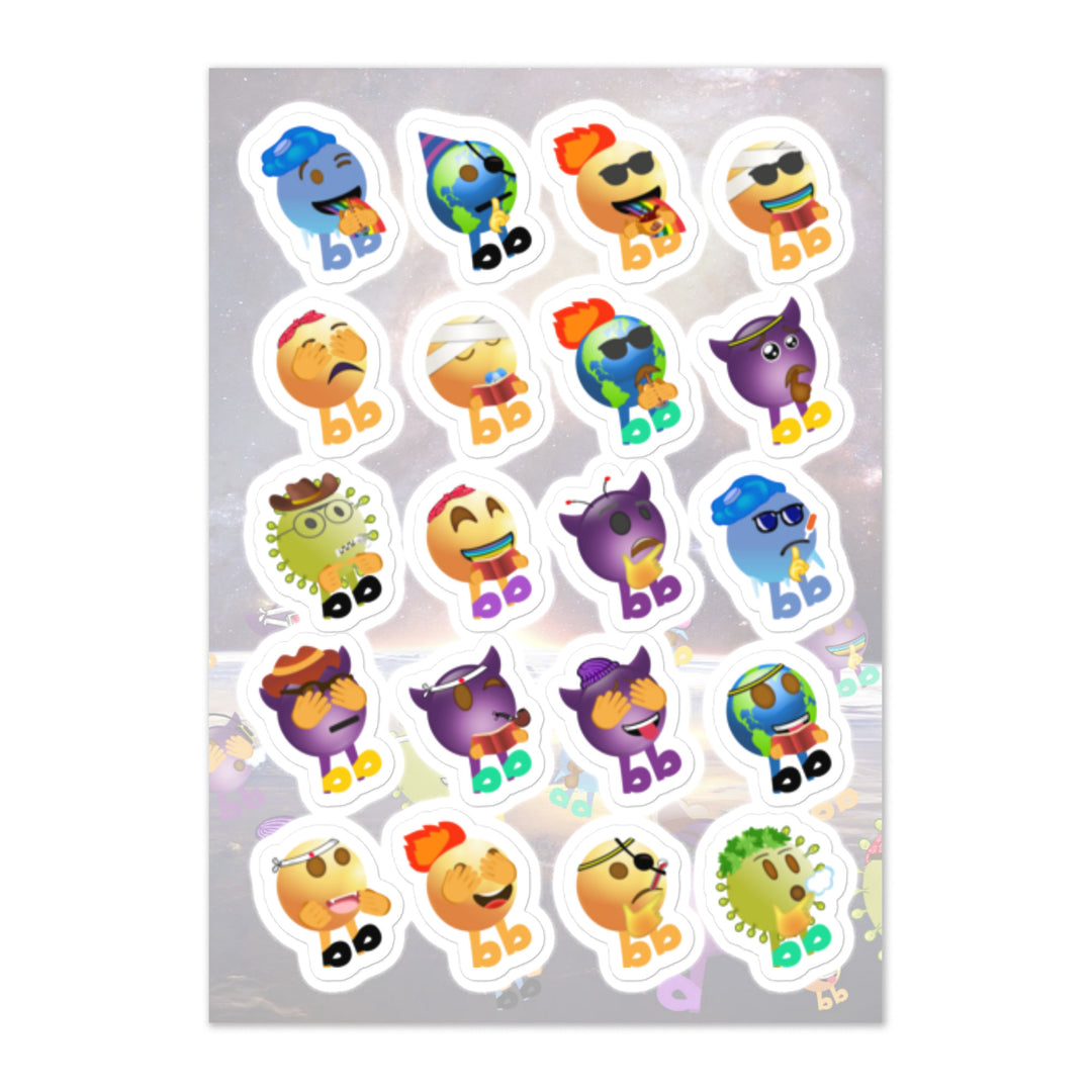 Megabb Buddy Stickers - Emojibb