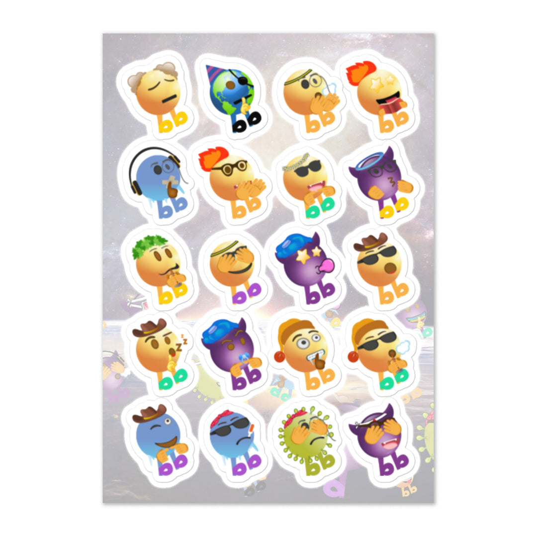 Megabb Buddy Stickers - Emojibb