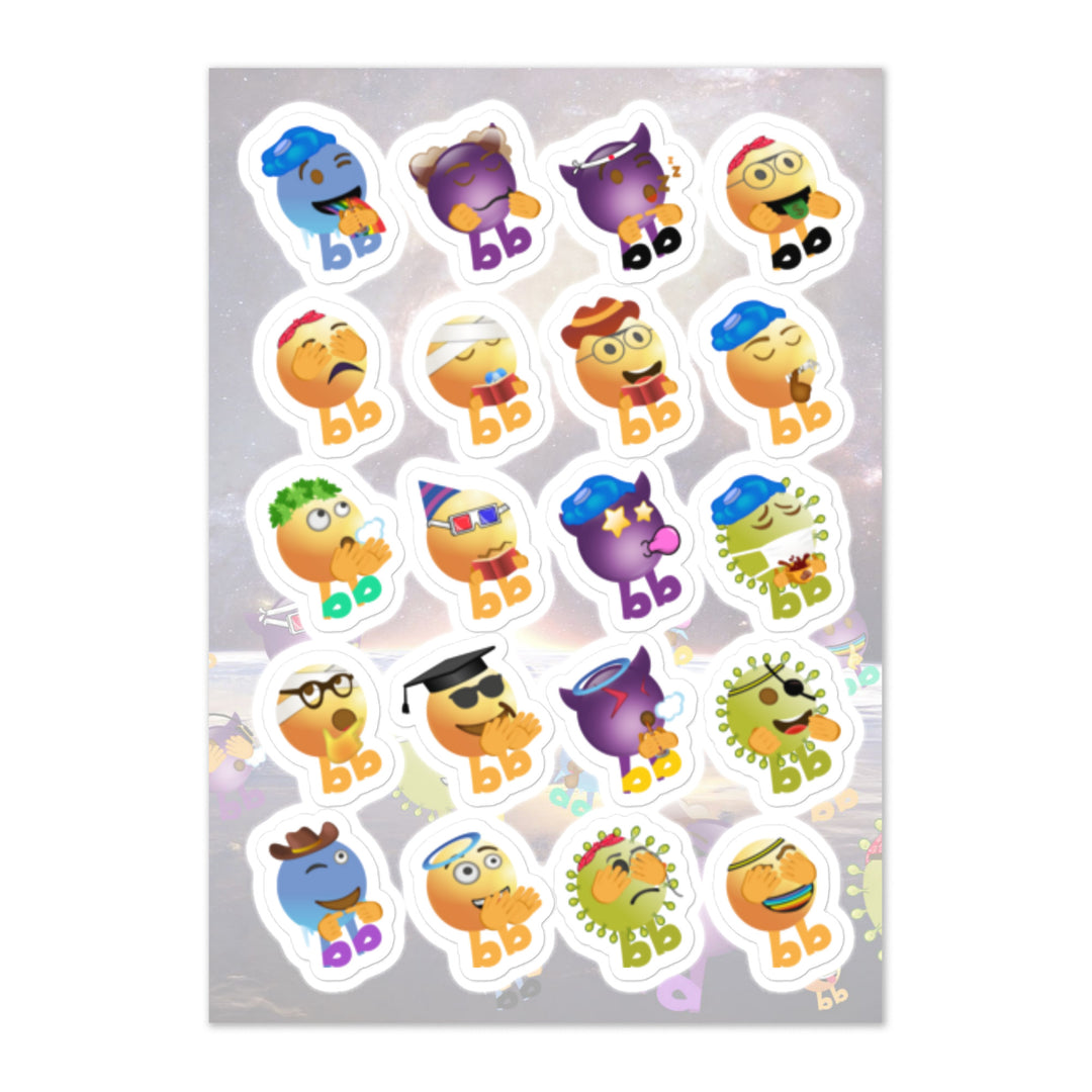 Megabb Buddy Stickers - Emojibb