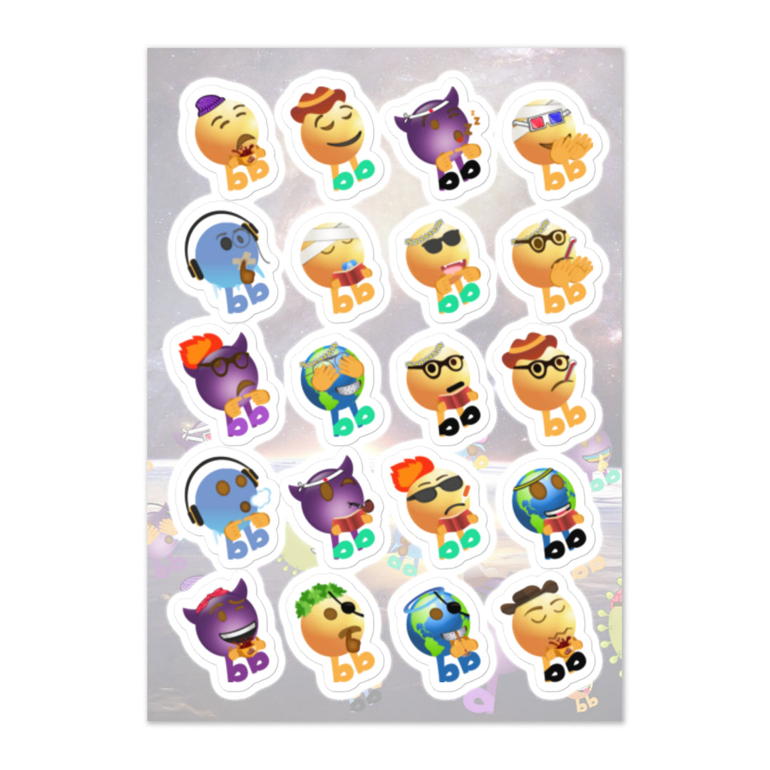 Megabb Buddy Stickers - Emojibb