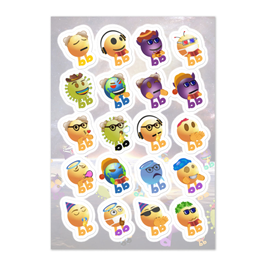 Megabb Buddy Stickers - Emojibb