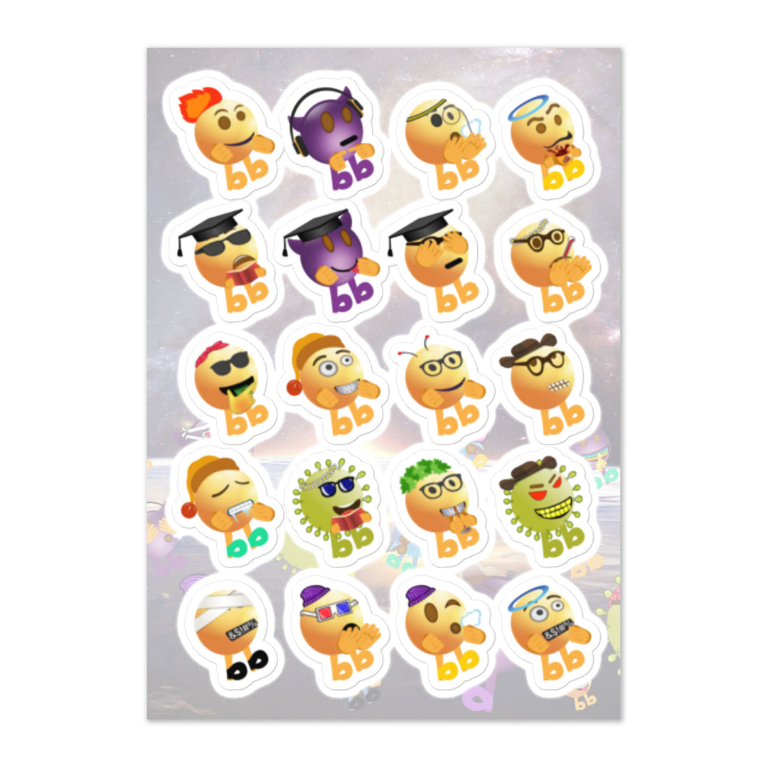 Megabb Buddy Stickers - Emojibb