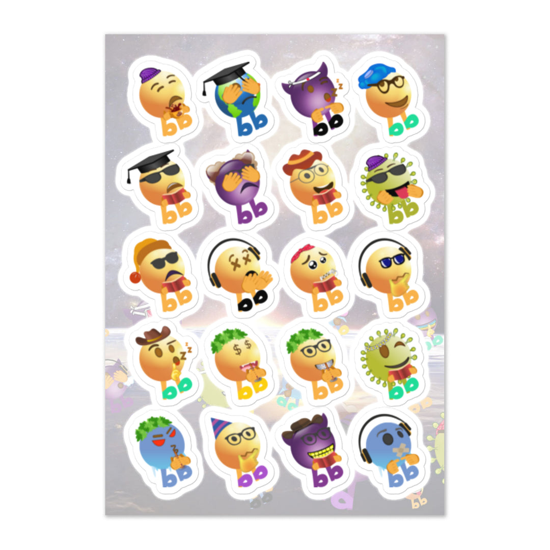 Megabb Buddy Stickers - Emojibb