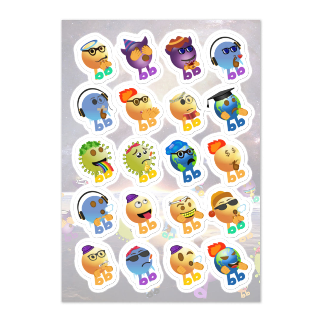 Megabb Buddy Stickers - Emojibb