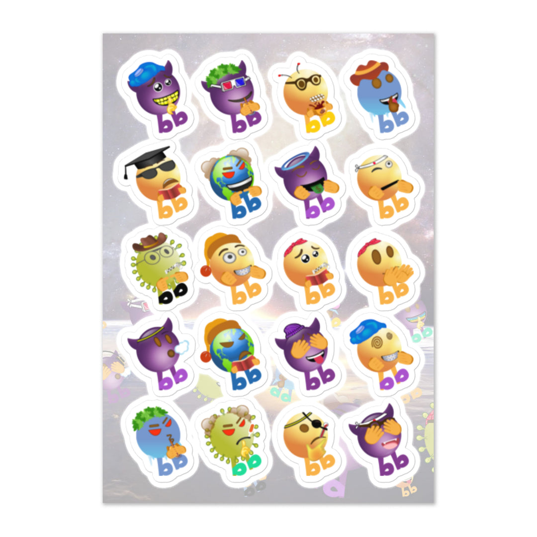 Megabb Buddy Stickers - Emojibb