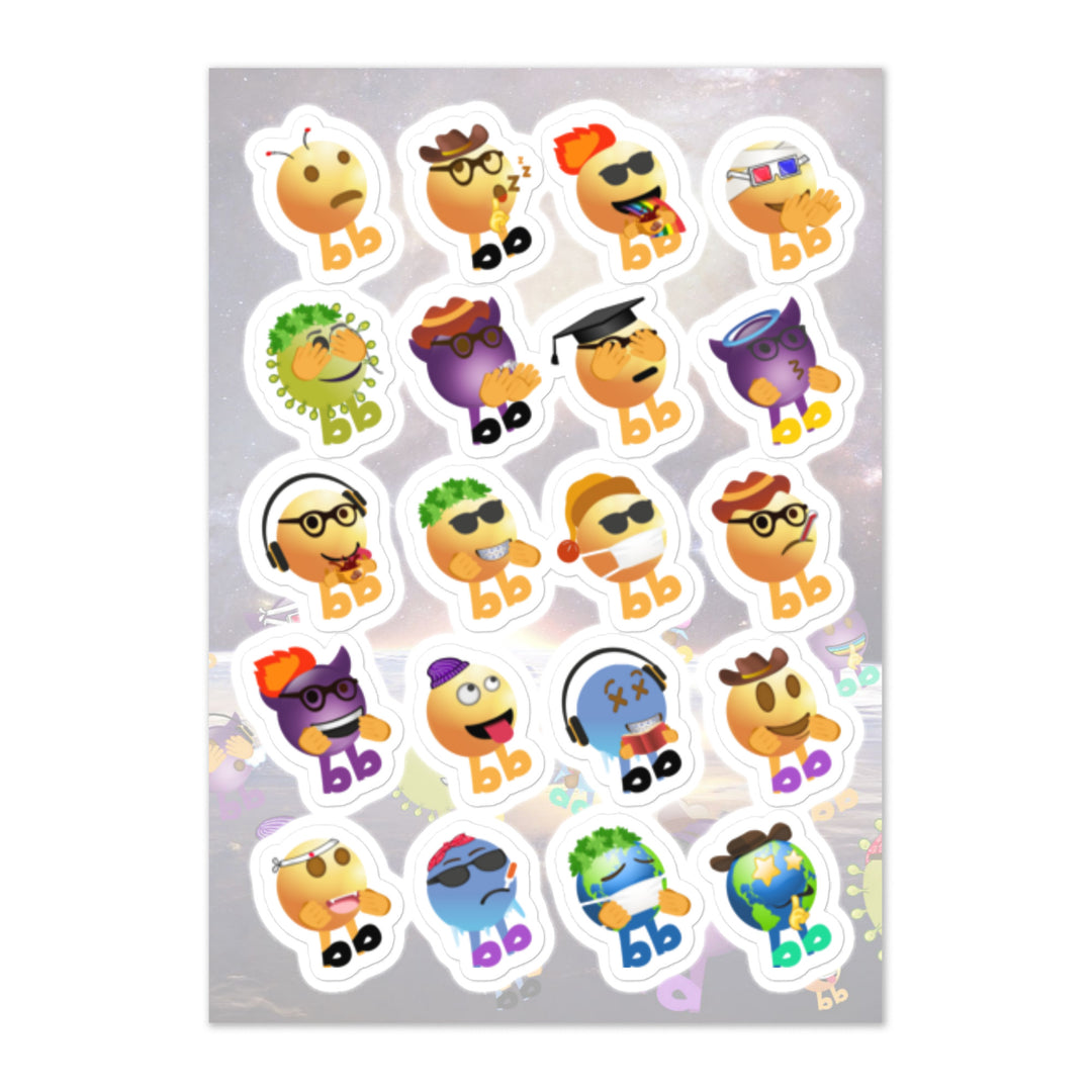 Megabb Buddy Stickers - Emojibb