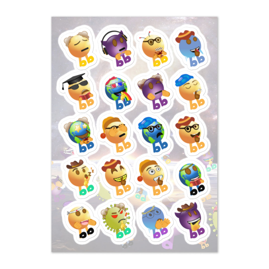 Megabb Buddy Stickers - Emojibb