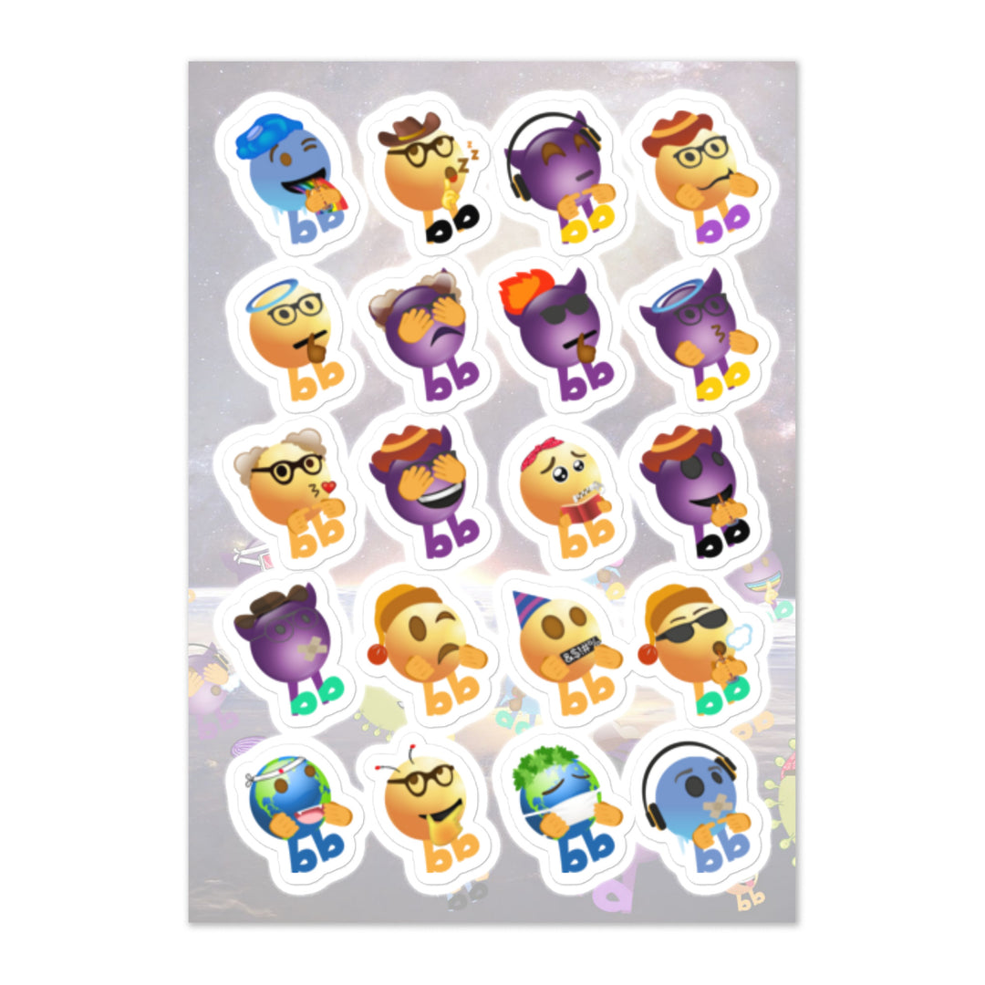 Megabb Buddy Stickers - Emojibb