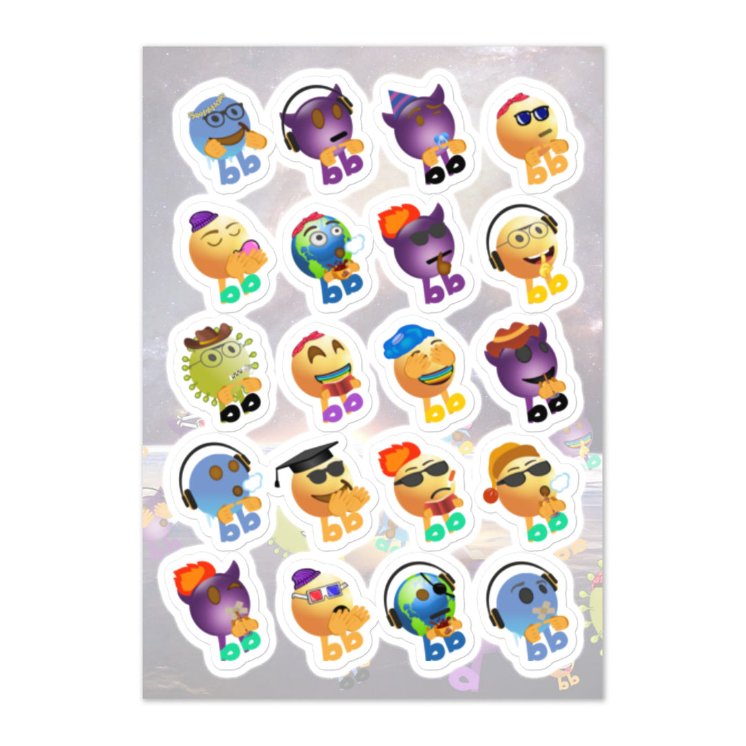 Megabb Buddy Stickers - Emojibb