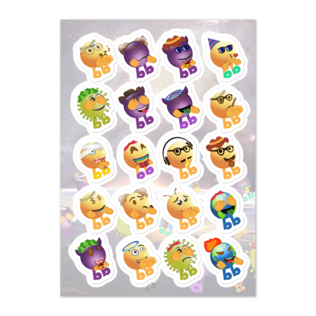 Megabb Buddy Stickers - Emojibb