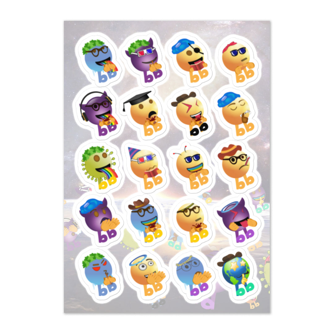 Megabb Buddy Stickers - Emojibb
