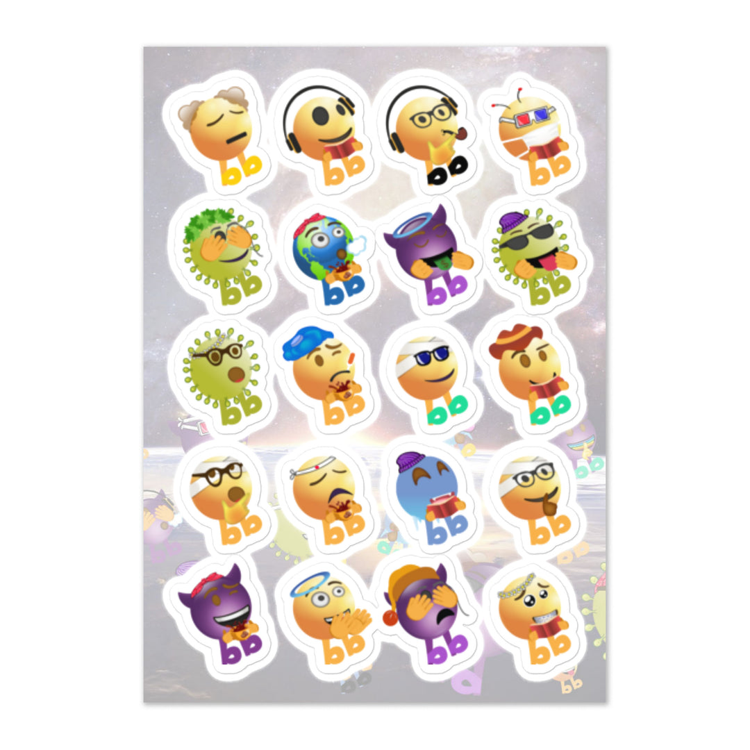 Megabb Buddy Stickers - Emojibb