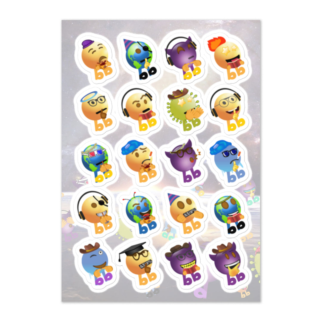 Megabb Buddy Stickers - Emojibb