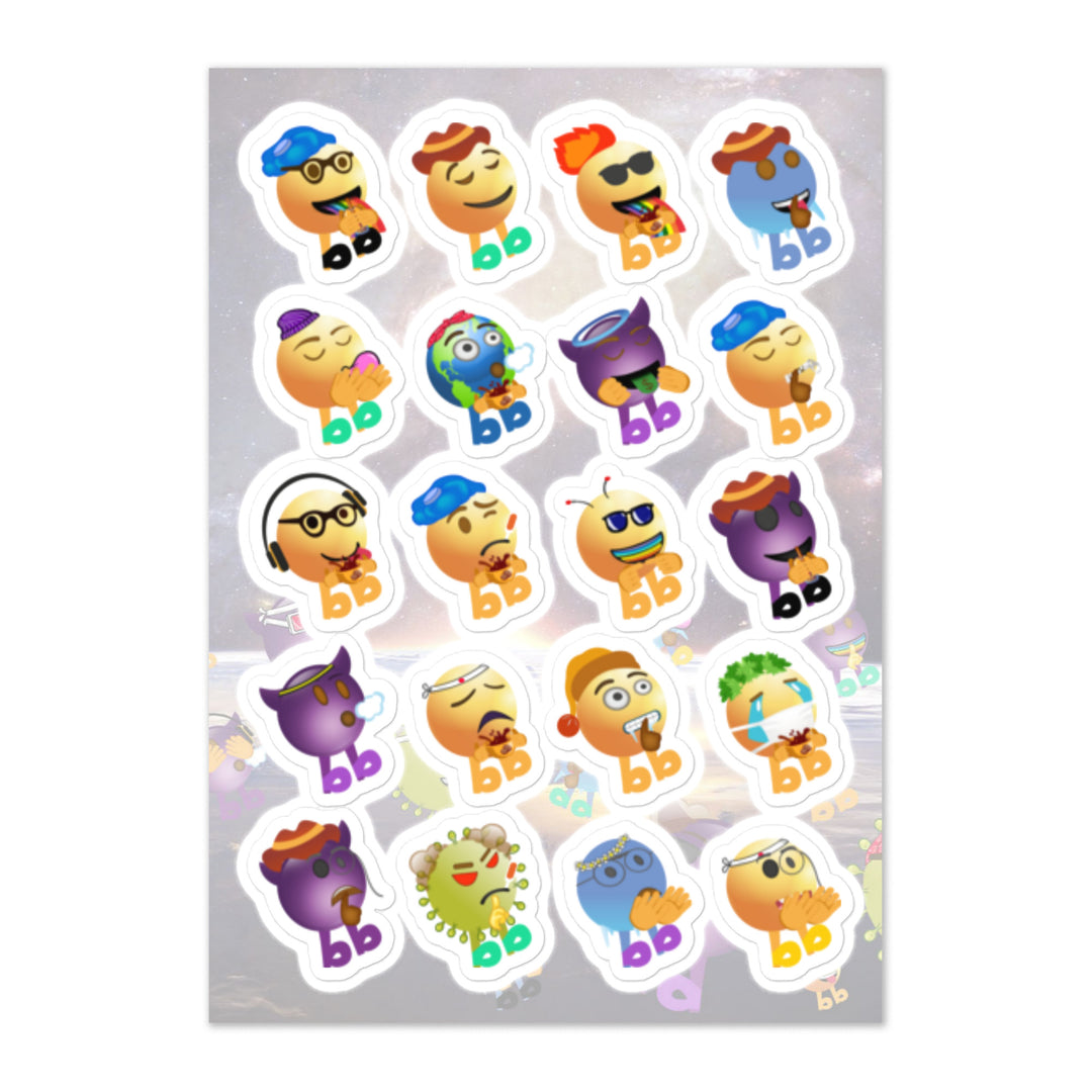 Megabb Buddy Stickers - Emojibb