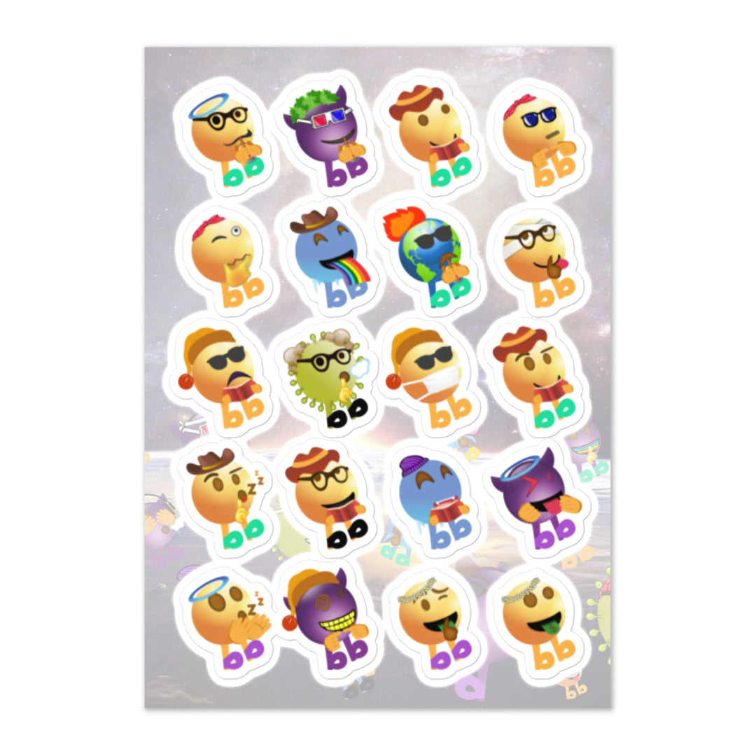 Megabb Buddy Stickers - Emojibb