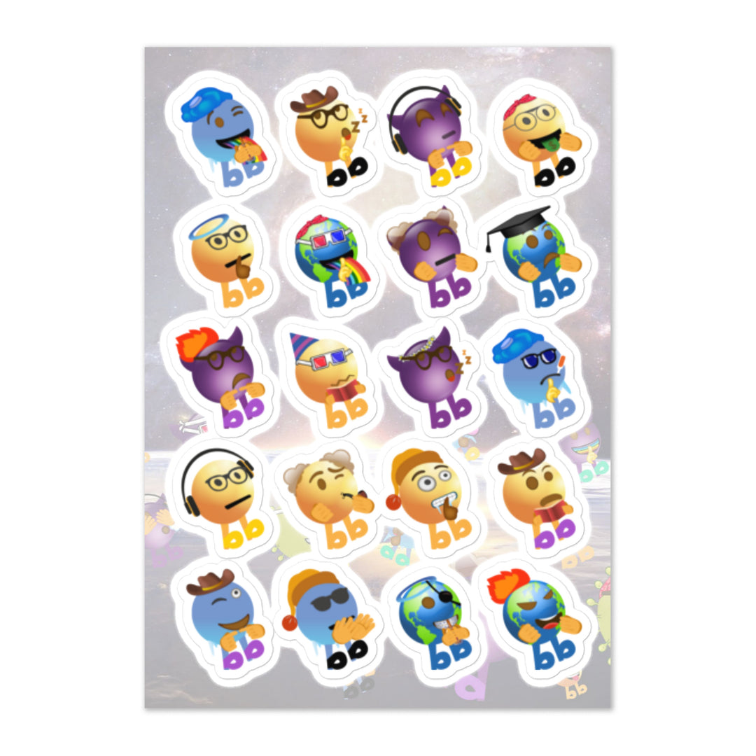 Megabb Buddy Stickers - Emojibb