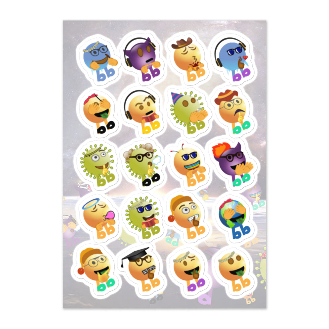 Megabb Buddy Stickers - Emojibb