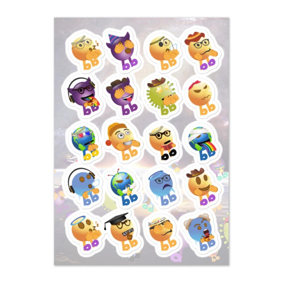 Megabb Buddy Stickers - Emojibb