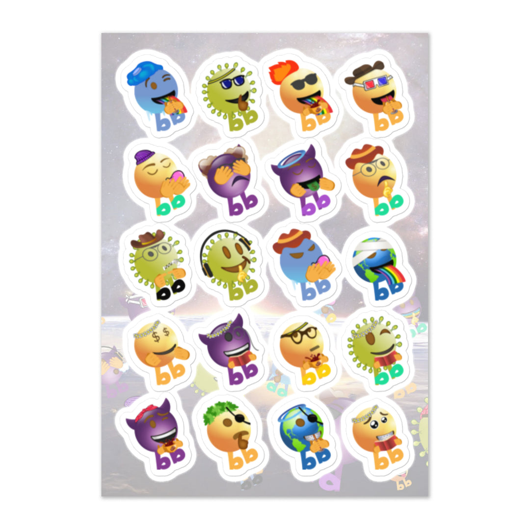 Megabb Buddy Stickers - Emojibb
