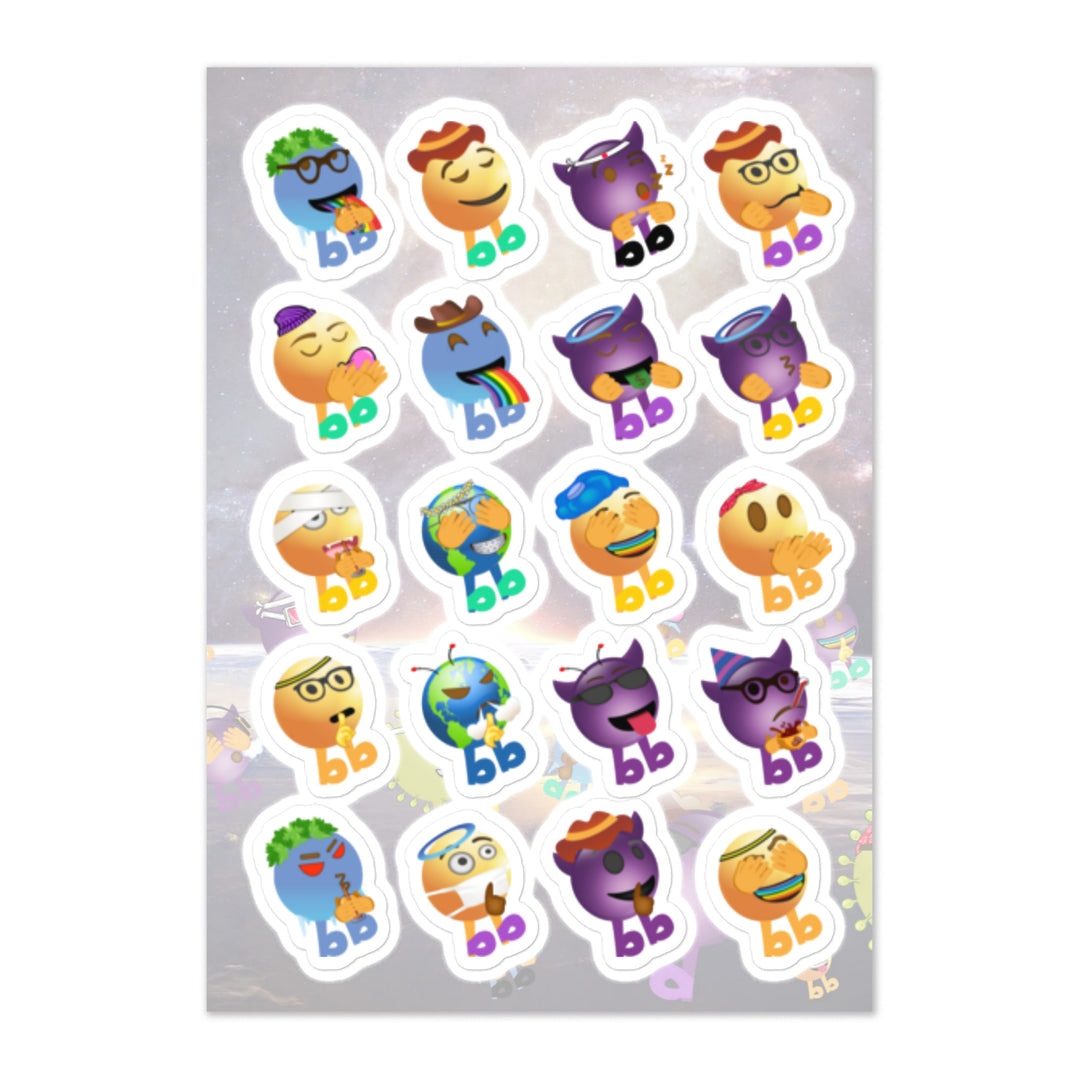Megabb Buddy Stickers - Emojibb