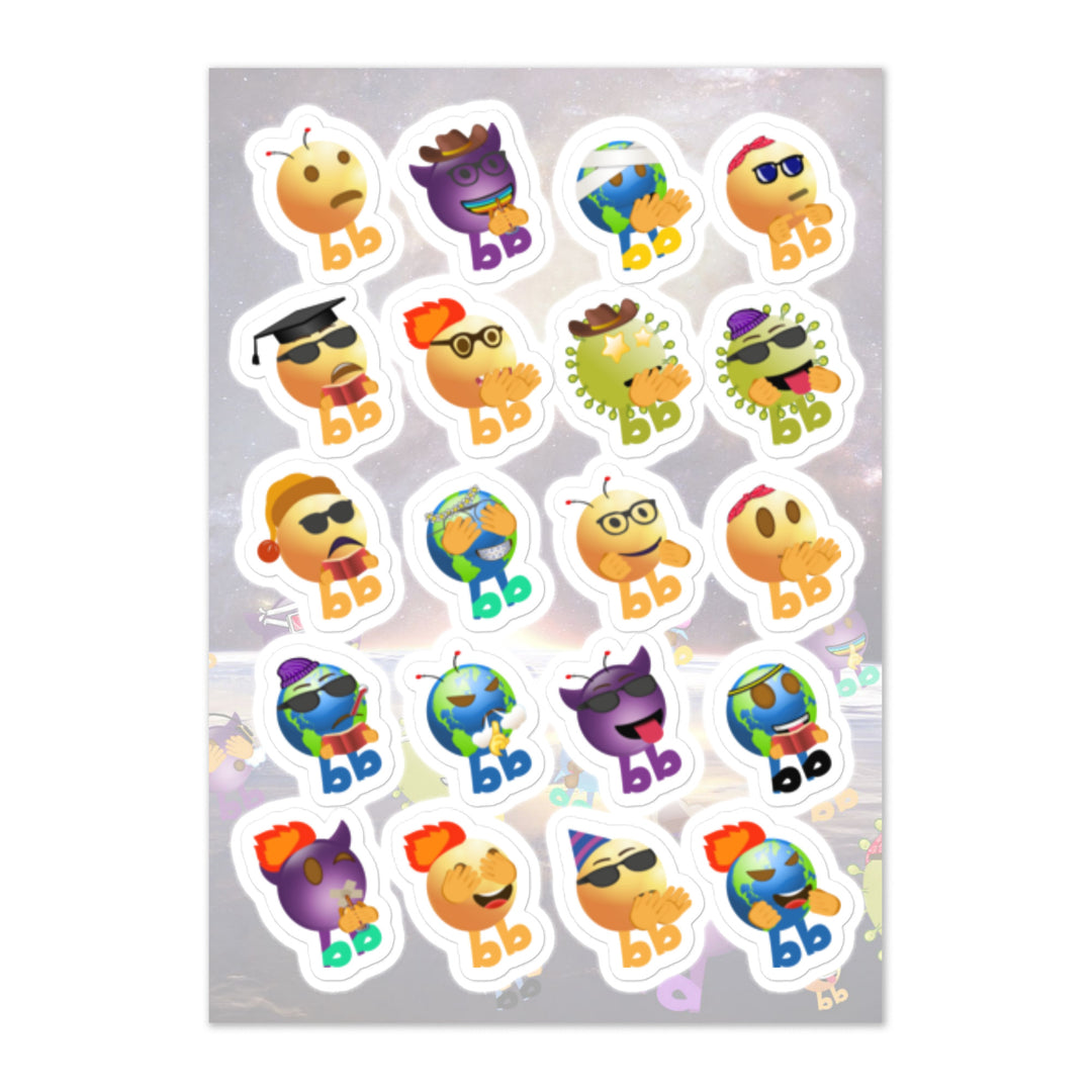 Megabb Buddy Stickers - Emojibb