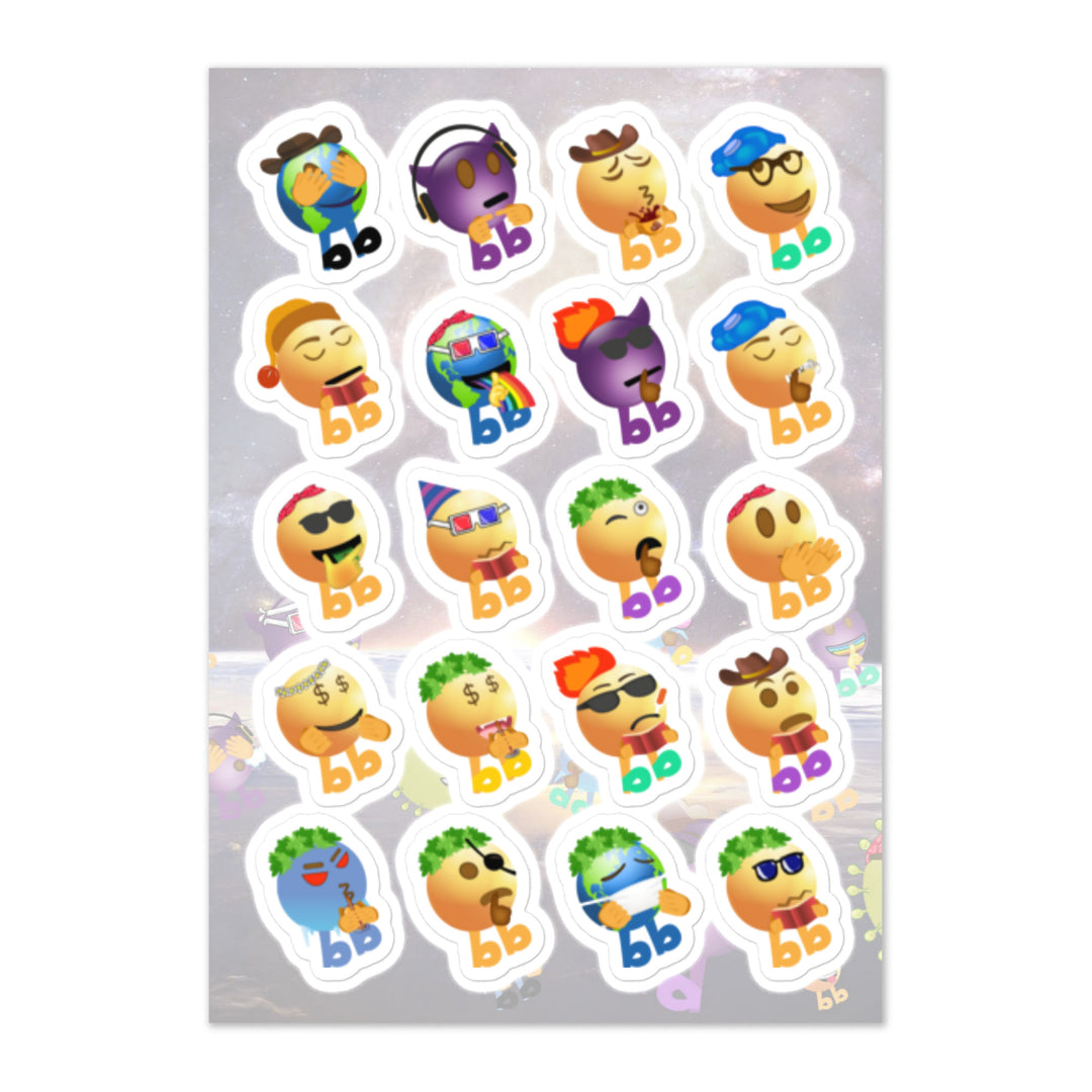 Megabb Buddy Stickers - Emojibb