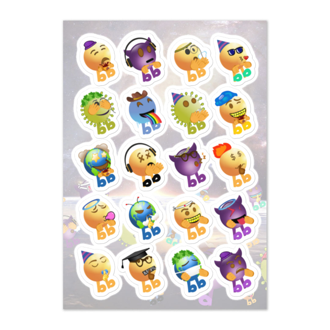 Megabb Buddy Stickers - Emojibb