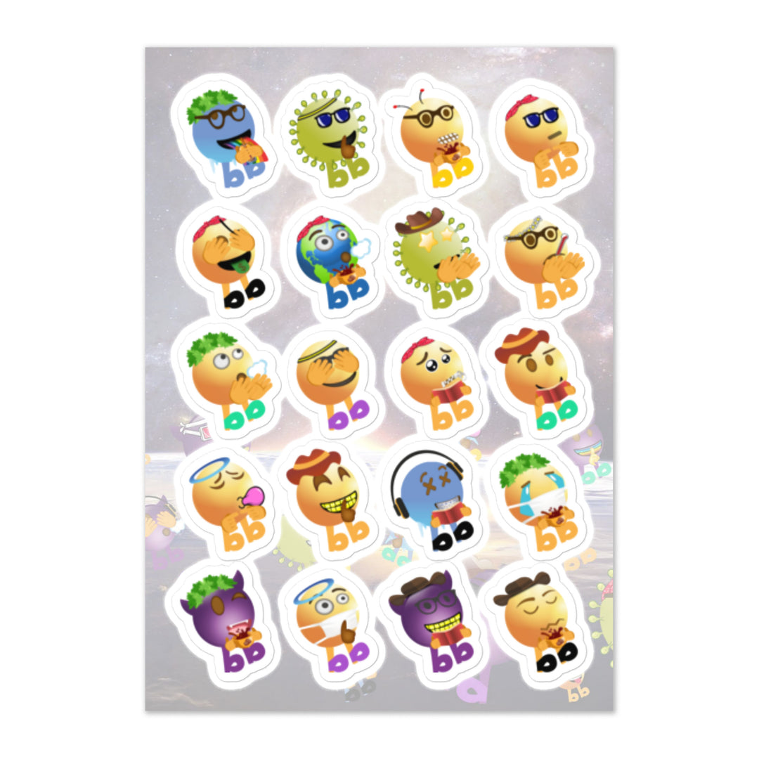 Megabb Buddy Stickers - Emojibb