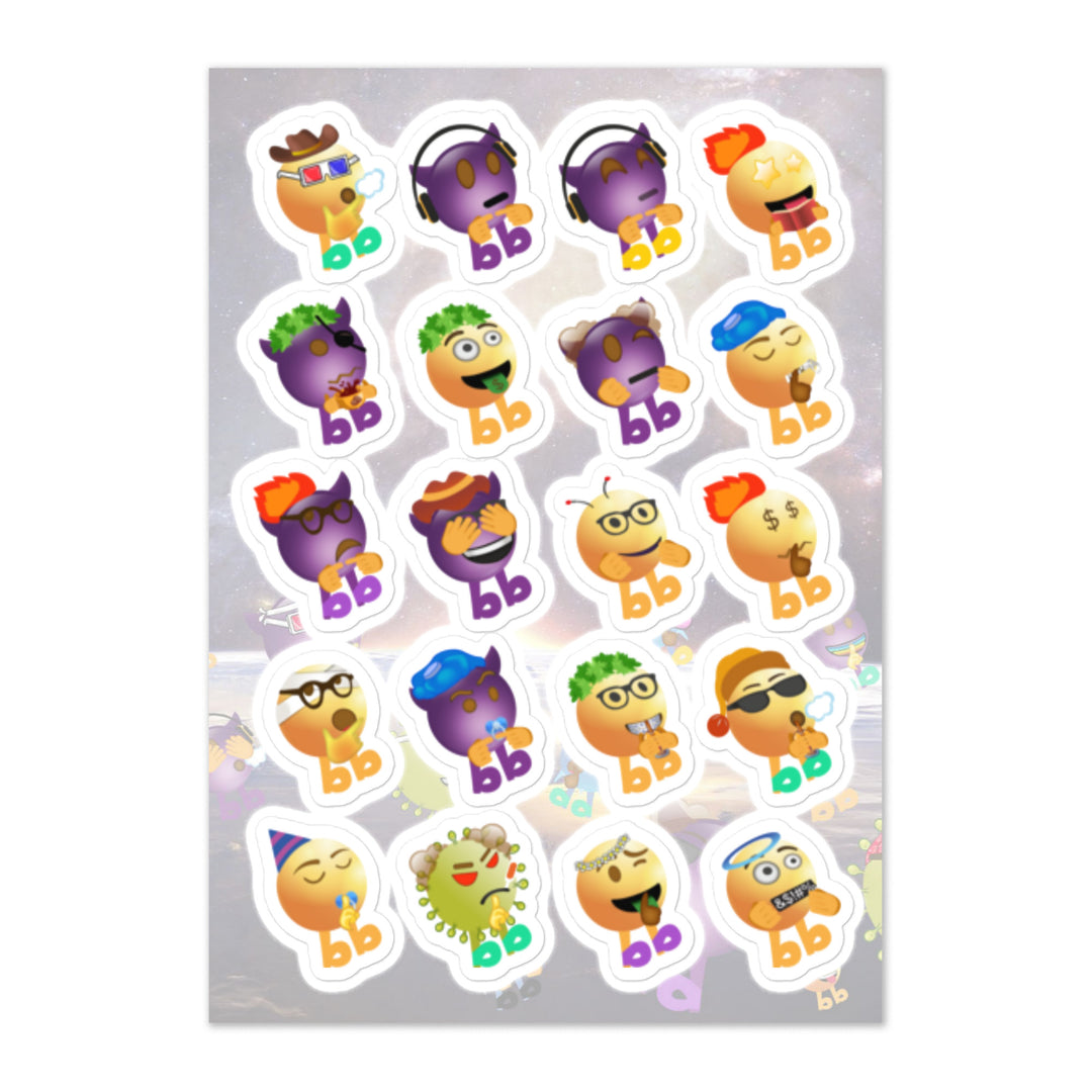 Megabb Buddy Stickers - Emojibb