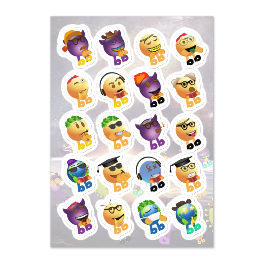 Megabb Buddy Stickers - Emojibb