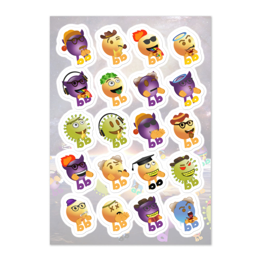 Megabb Buddy Stickers - Emojibb