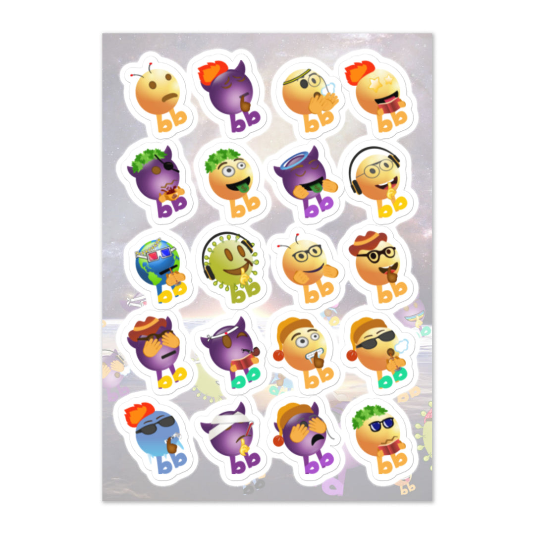 Megabb Buddy Stickers - Emojibb