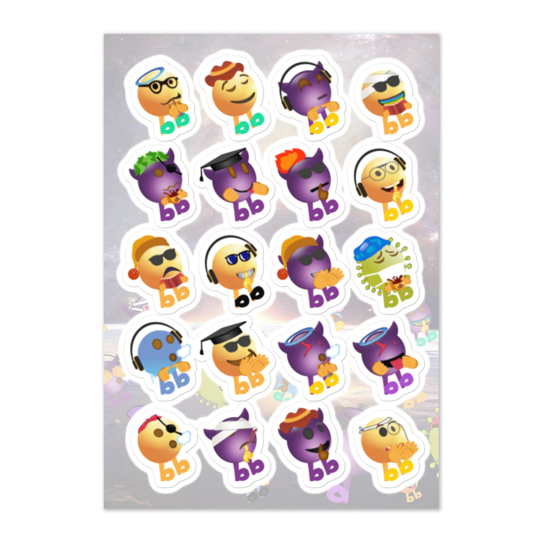 Megabb Buddy Stickers - Emojibb
