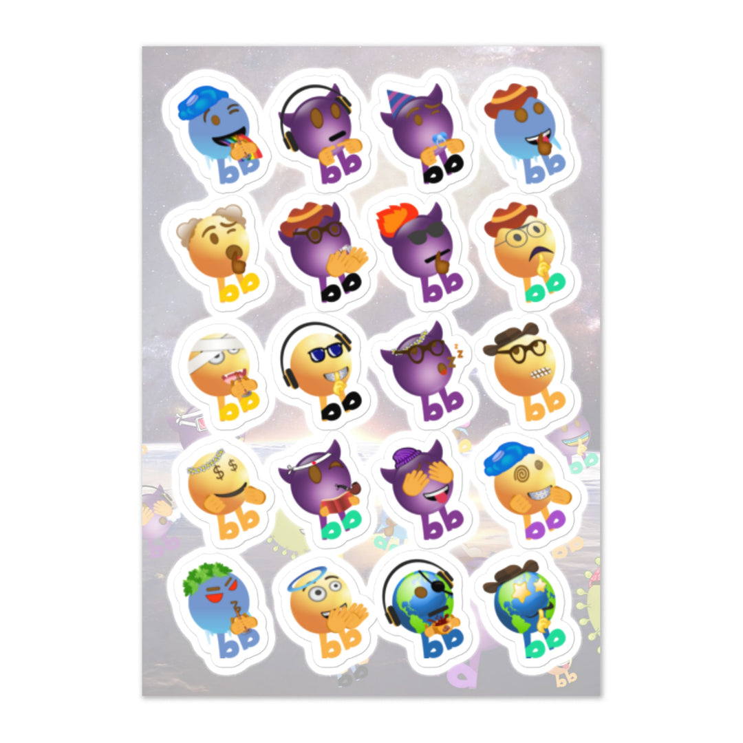 Megabb Buddy Stickers - Emojibb