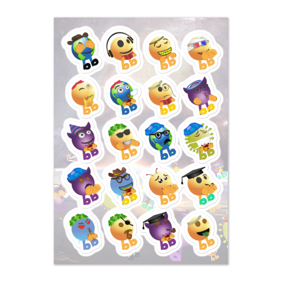 Megabb Buddy Stickers - Emojibb