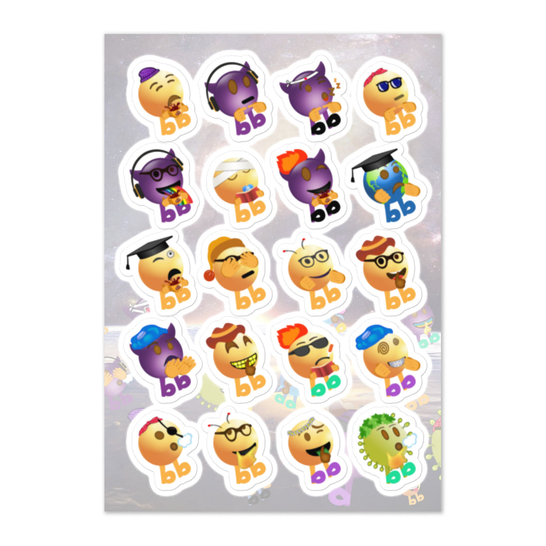 Megabb Buddy Stickers - Emojibb