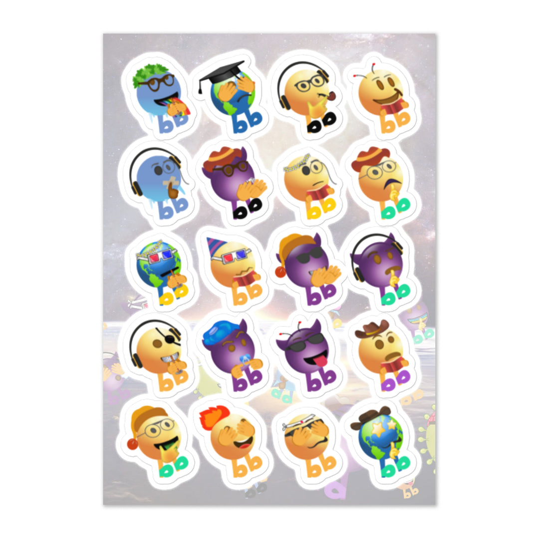 Megabb Buddy Stickers - Emojibb