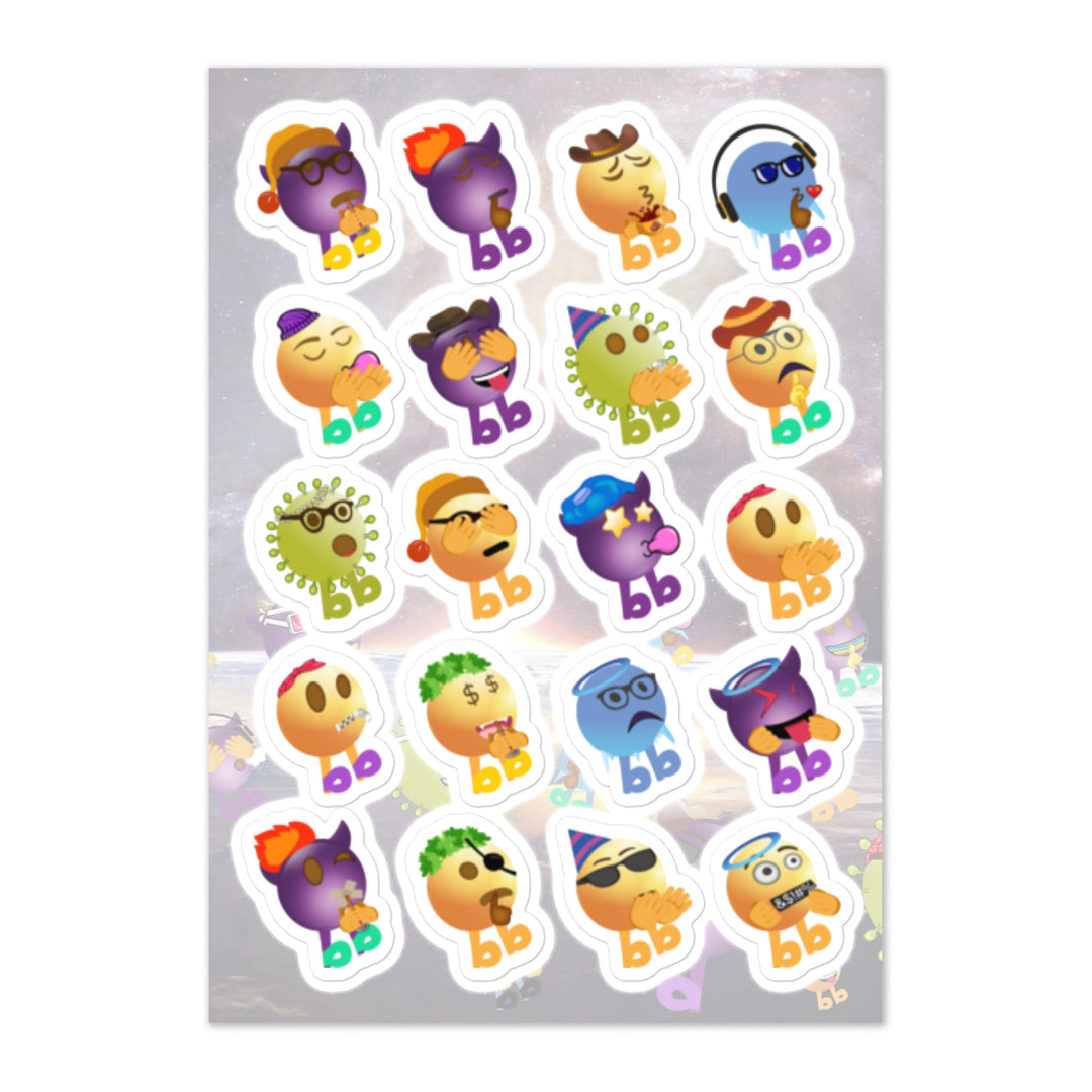 Megabb Buddy Stickers - Emojibb