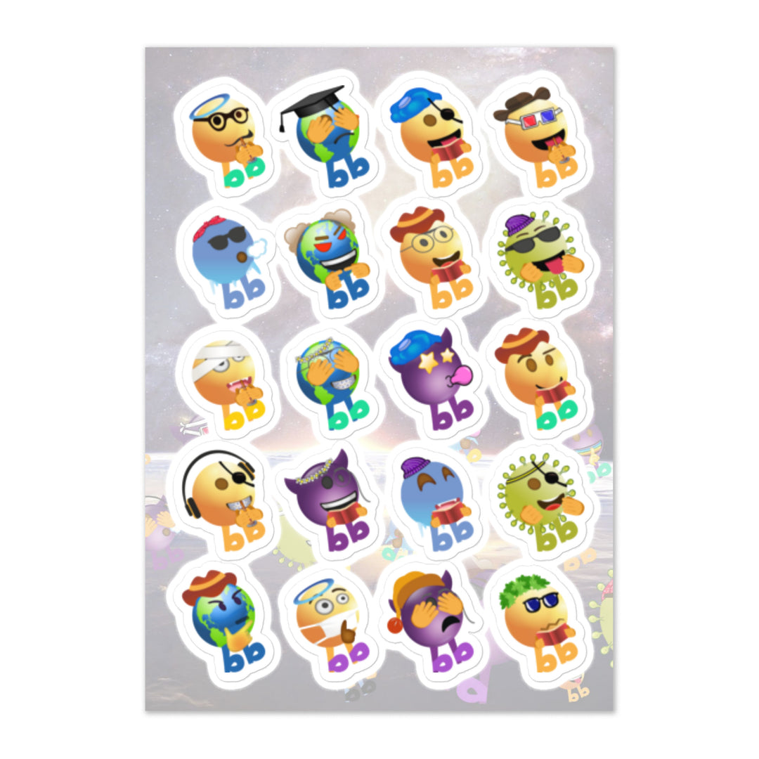 Megabb Buddy Stickers - Emojibb