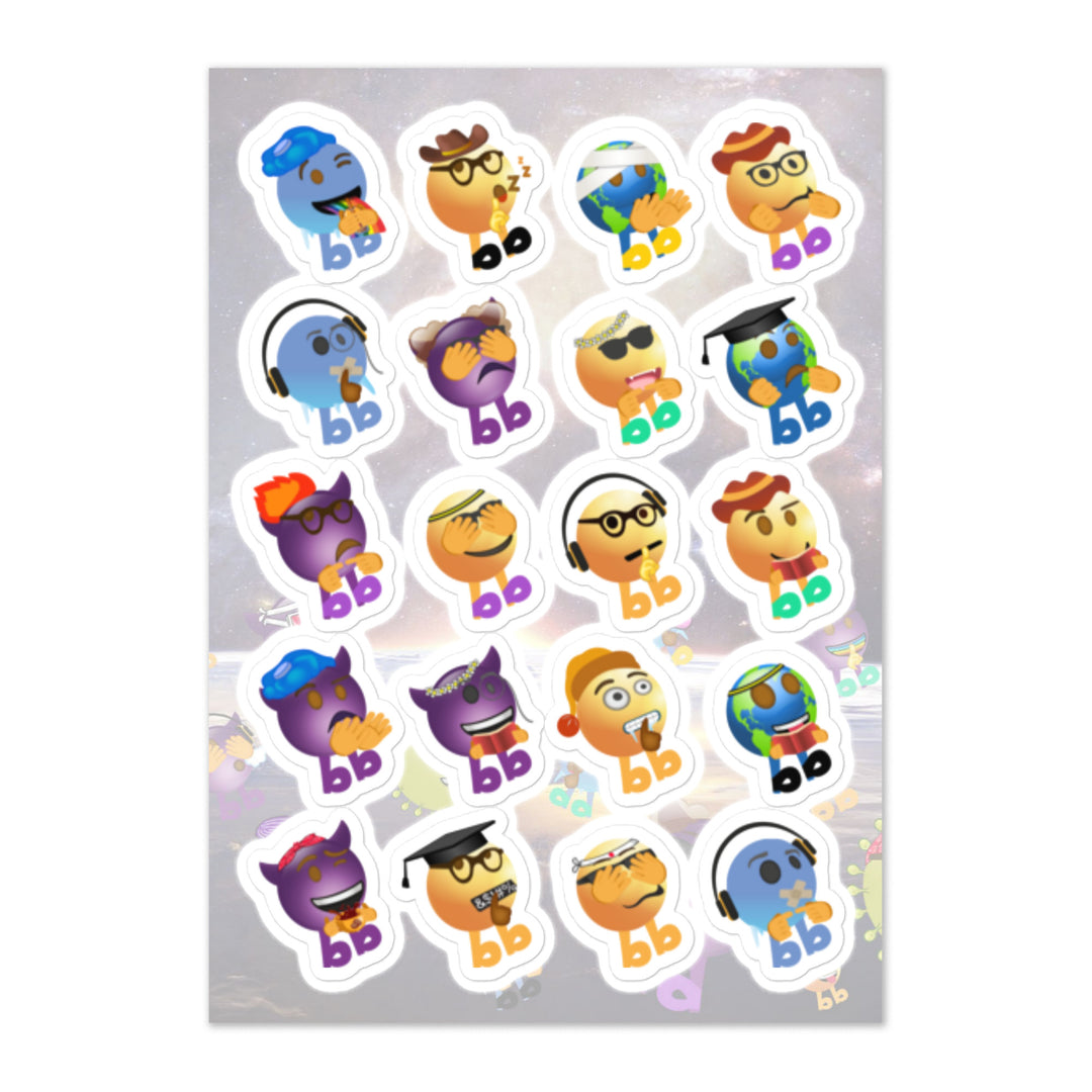 Megabb Buddy Stickers - Emojibb