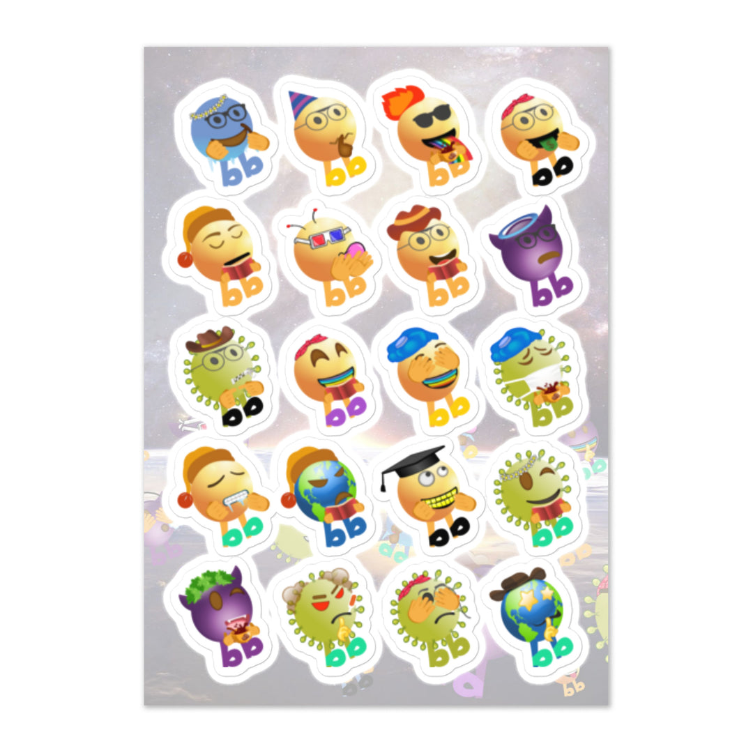 Megabb Buddy Stickers - Emojibb