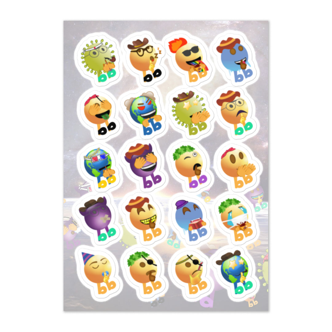 Megabb Buddy Stickers - Emojibb