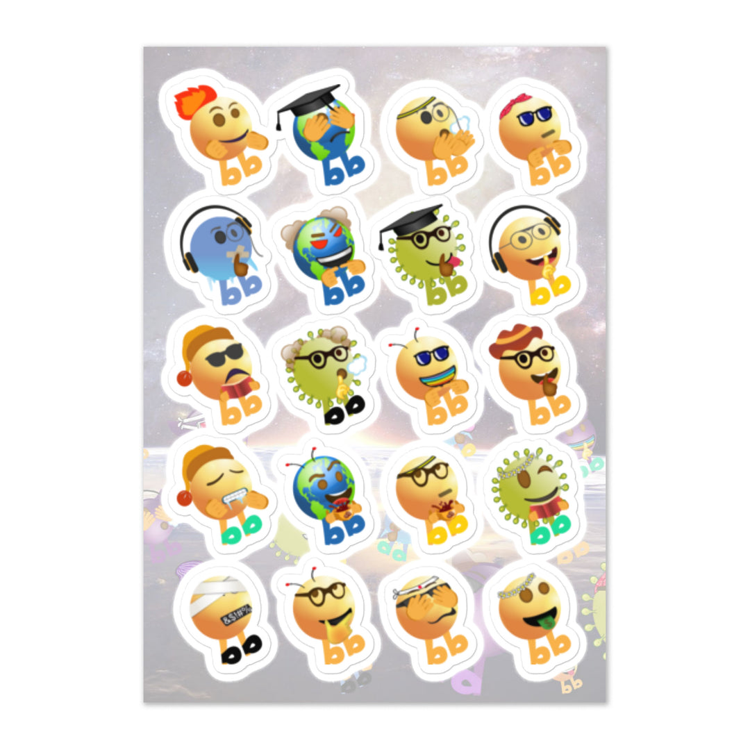 Megabb Buddy Stickers - Emojibb