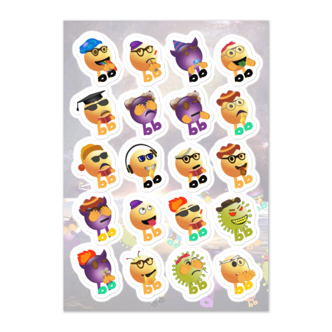 Megabb Buddy Stickers - Emojibb