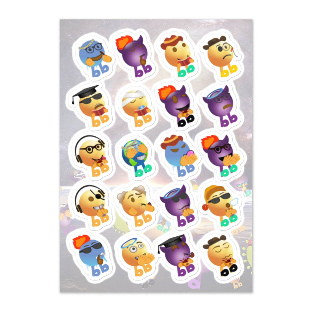 Megabb Buddy Stickers - Emojibb