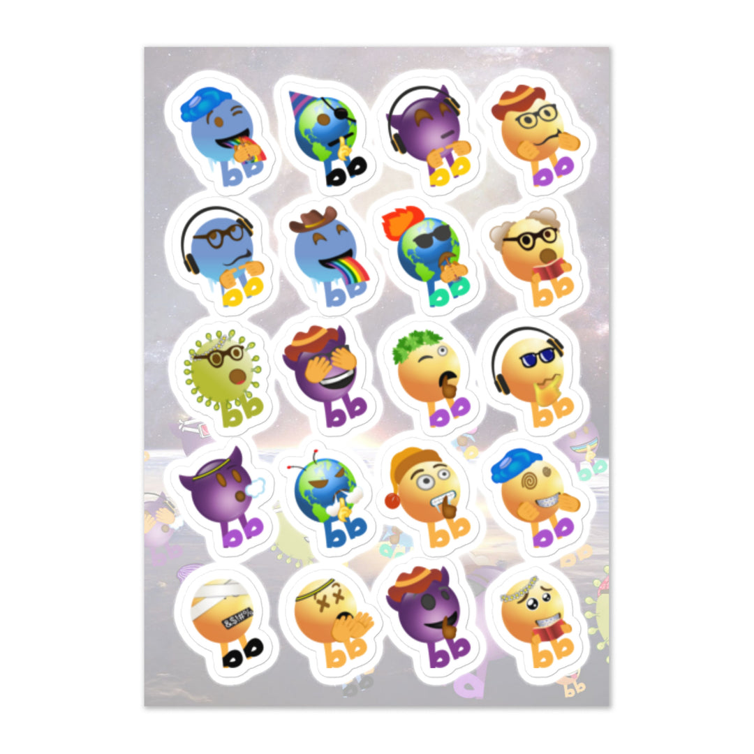 Megabb Buddy Stickers - Emojibb