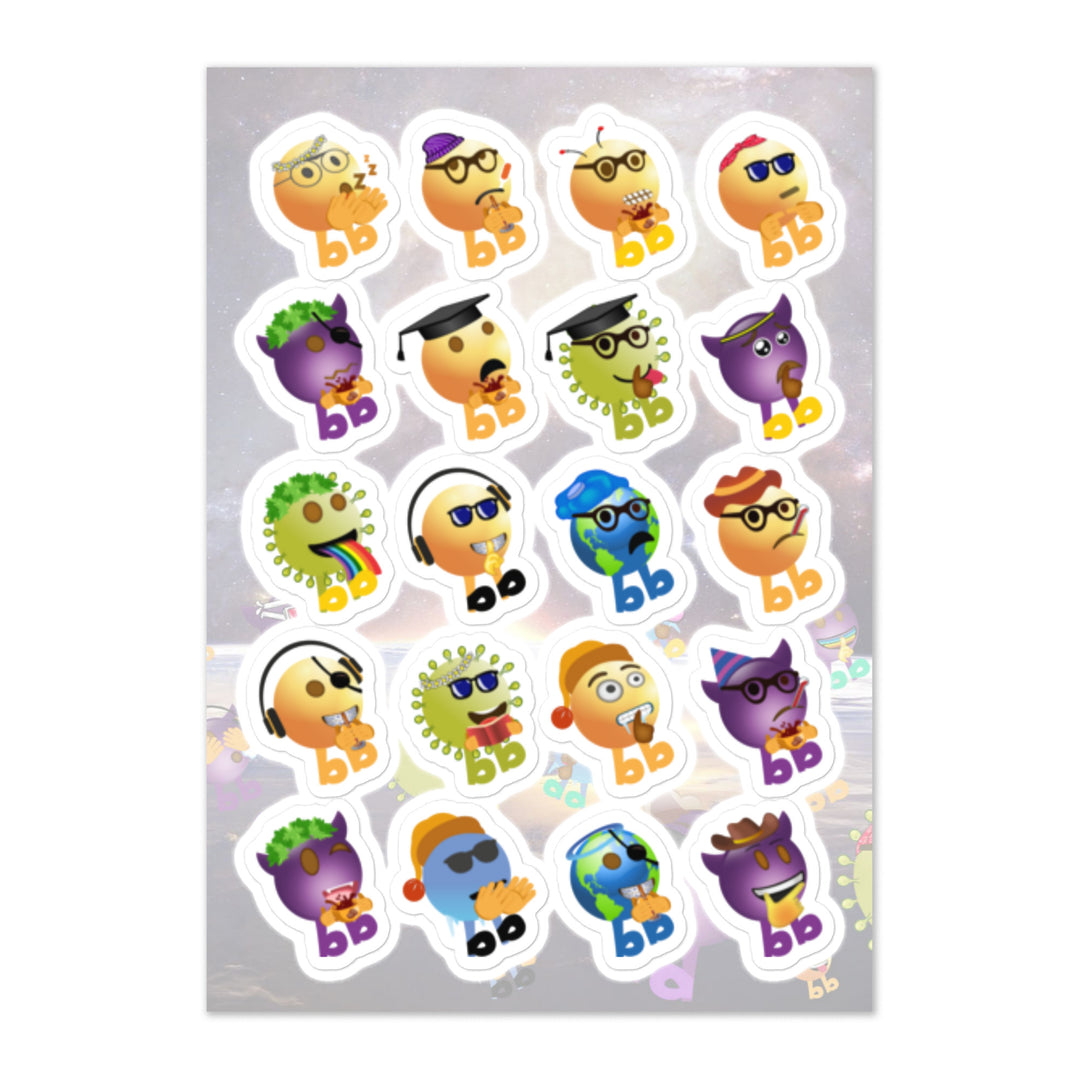Megabb Buddy Stickers - Emojibb