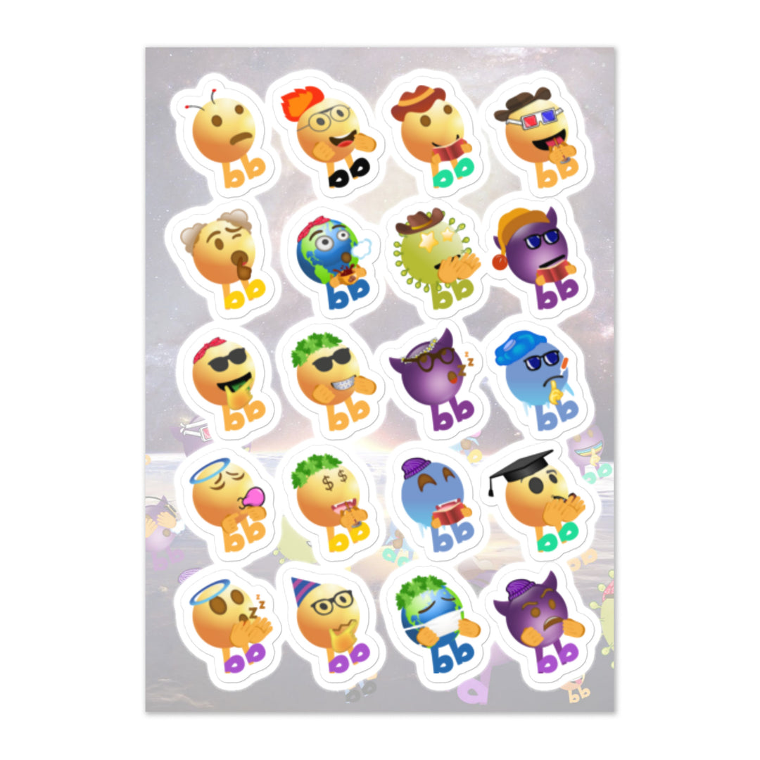 Megabb Buddy Stickers - Emojibb